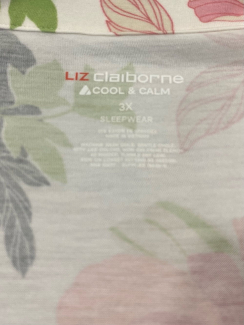❄️ Liz Claiborne COOL & CALM Savannah Floral Pajama Set - Picture 6 of 11